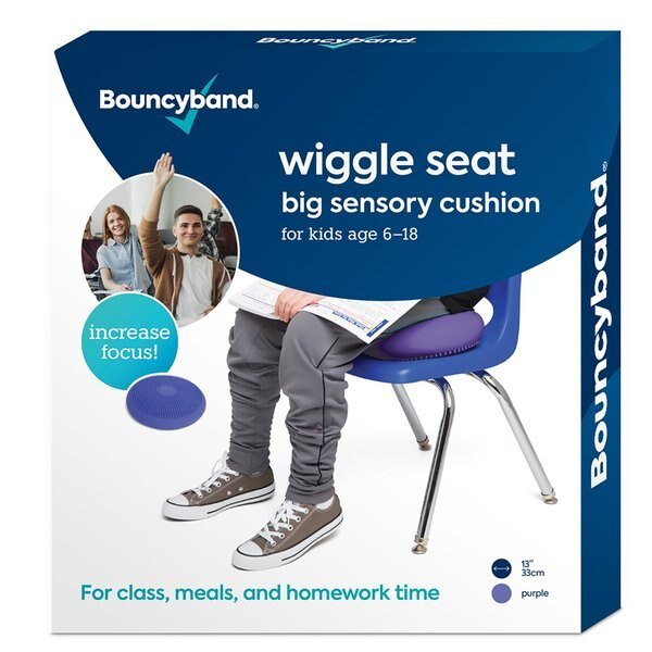 Big Wiggle Seat Sensory Cushion, Purple, Bouncybands, Mfr#: WS33PU