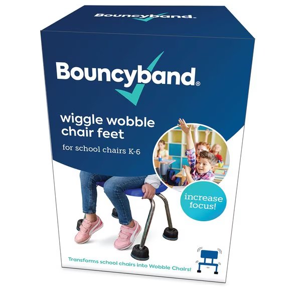 Wiggle Wobble Chair Feet, Set of 4, Bouncybands, Mfr#: WWCF