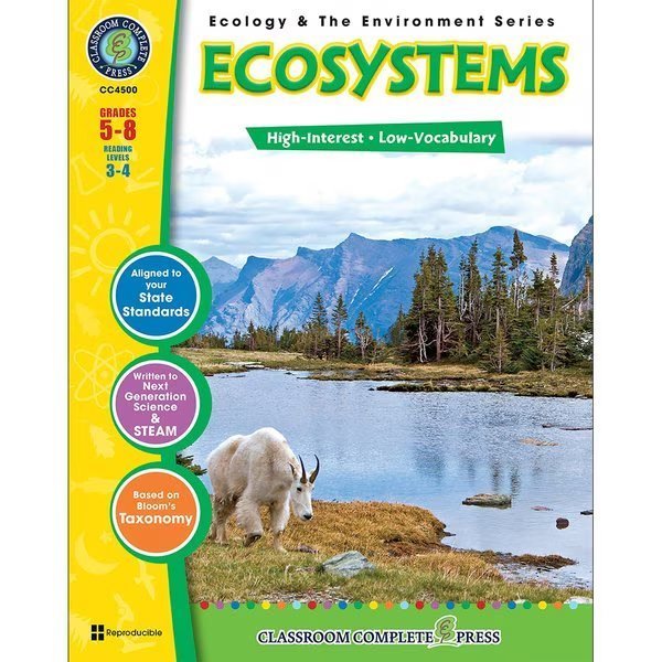 Ecology + the Environment Series, Ecosystems Resource Book, Grade 5-8, Classroom Complete Press, Mfr#: 4500