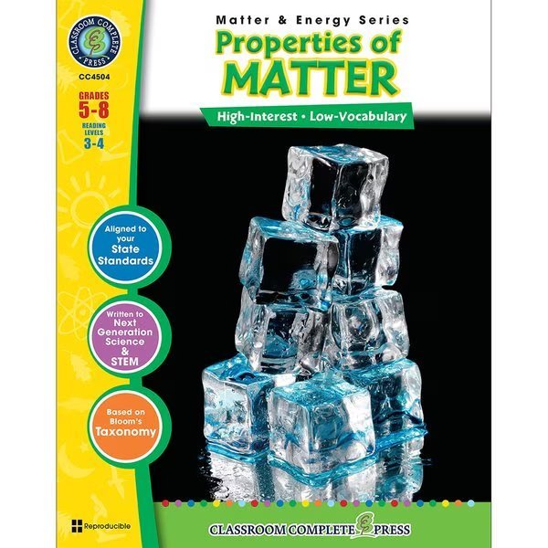 Properties of Matter Resource Book, Grades 5-8, Classroom Complete Press, Mfr#: 4504