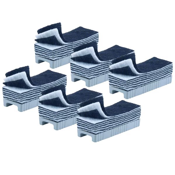 Whiteboard Eraser, Peel Away Layers, 5" Felt, PK6, Charles Leonard, Mfr#: 74515