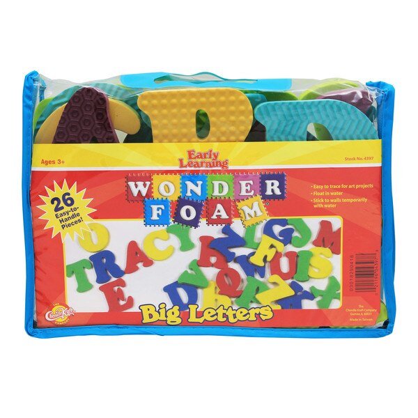WonderFoam® Big Letters, PK52, Wonderfoam, Mfr#: PAC4397