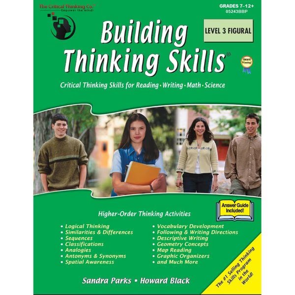 Building Thinking Skills® Book, Level 3, Grade 7-12+, The Critical Thinking Co, Mfr#: 05243BBP