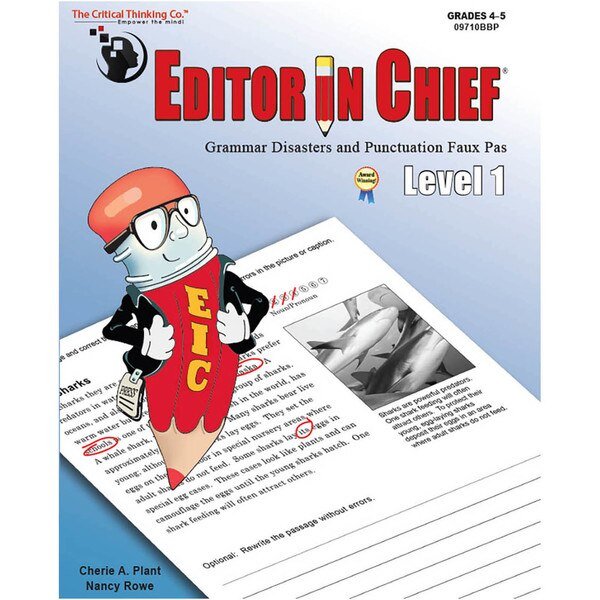 Editor in Chief Level 1, The Critical Thinking Co, Mfr#: 09710BBP