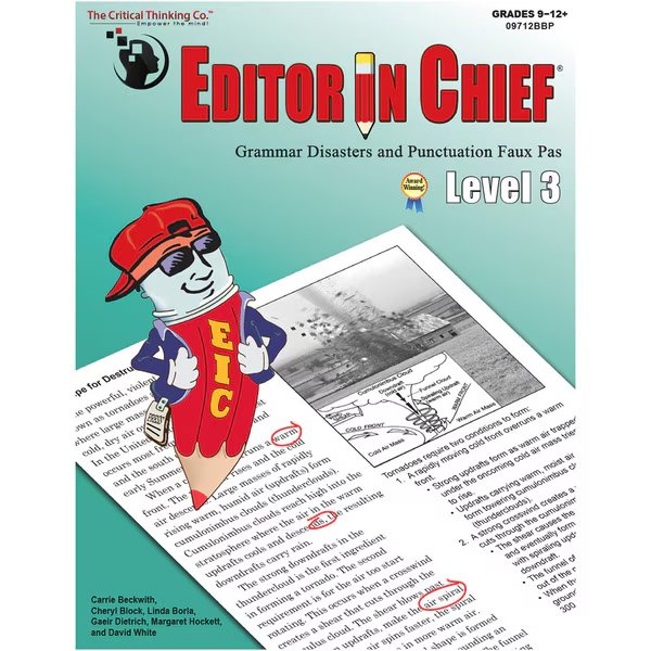 Editor in Chief Level 3, The Critical Thinking Co, Mfr#: 09712BBP