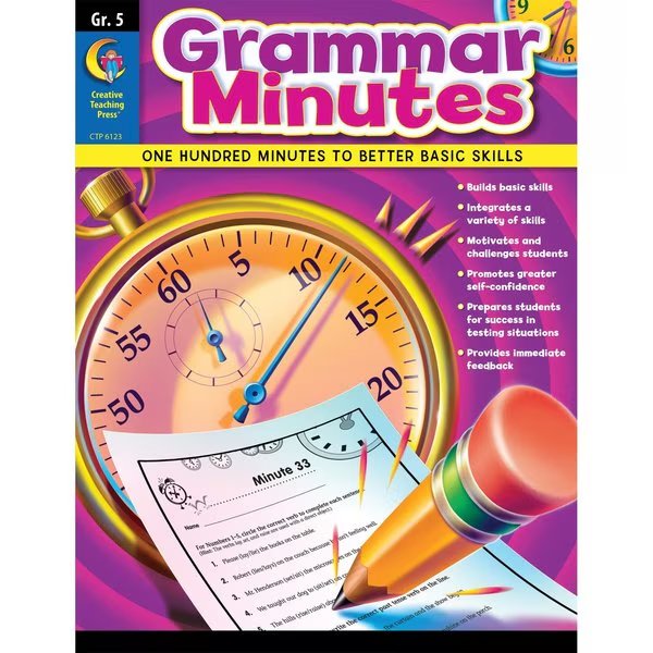 Grammar Minutes, Grade 5, Creative Teaching Press, Mfr#: 6123