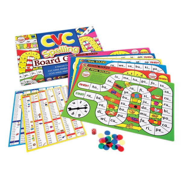 CVC Spelling Board Game, Didax, Mfr#: 195-181