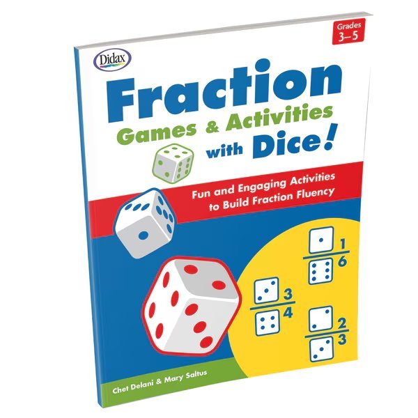 Fraction Games + Activities with Dice Resource Book, Didax, Mfr#: 211187