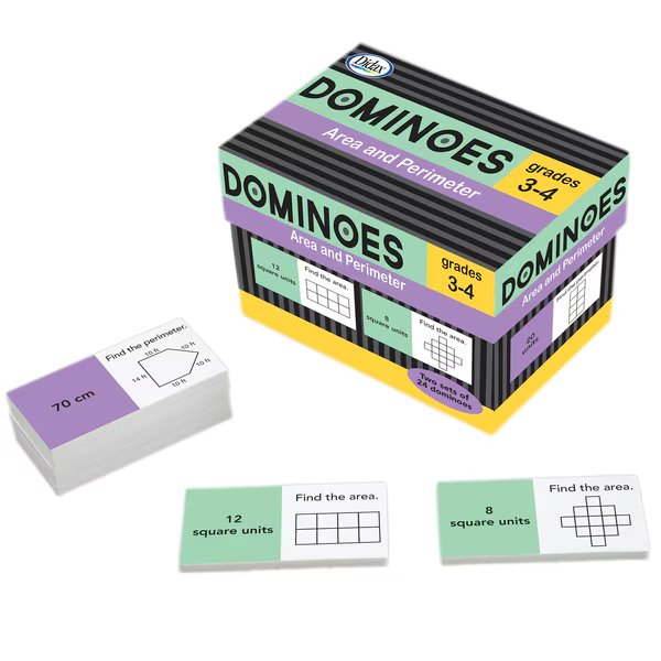 Area and Perimeter Dominoes, Didax, Mfr#: 211242