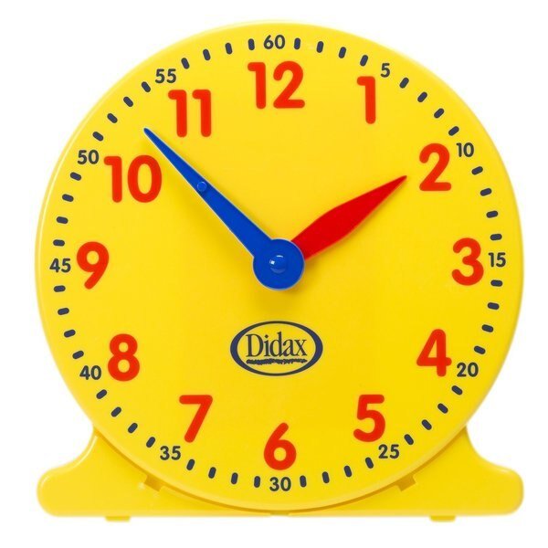 Demonstration Clock, 12 inch, Didax, Mfr#: 211552W
