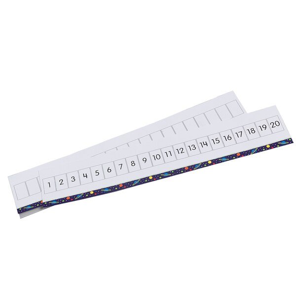 Write-On/Wipe-Off 1-20 Number Path, Set of 10 PK, Didax, Mfr#: 211774