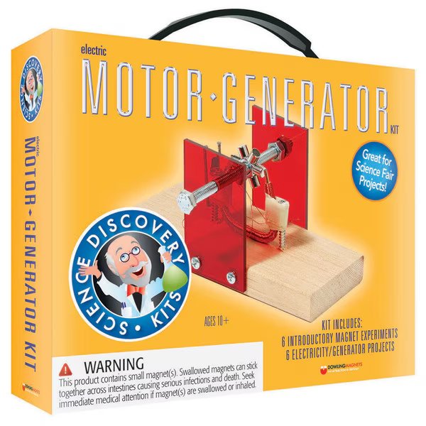 Electric Motor/Generator Kit, Dowling Magnets, Mfr#: 731101