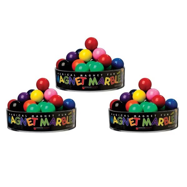 Magnet Marbles, Assorted Colors, PK60, Dowling Magnets, Mfr#: 736606