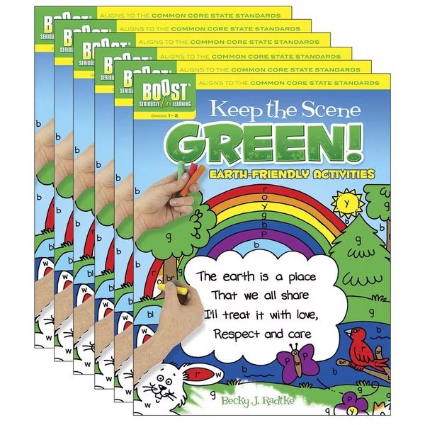 Keep the Scene Green: Earth-Friendly Activities, PK6, Boost, Mfr#: 494179