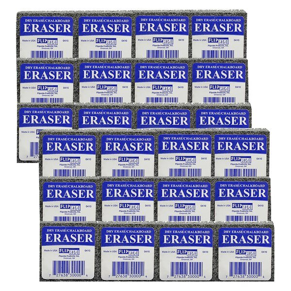 Student Eraser, 2" Width, 2" Length, 12 Per Pack, PK2, Flipside, Mfr#: 30009