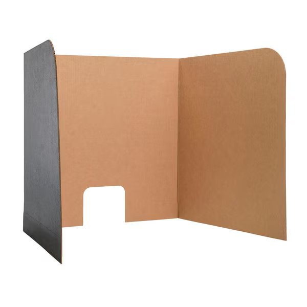Computer Lab Privacy Screen, Small, 22in x 22.5in x 20in, PK12, Flipside, Mfr#: 61857