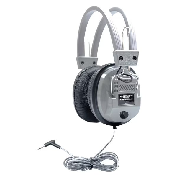 SchoolMate™ Deluxe Stereo Headphone w/3.5 mm Plug and Volume Control, Hamiltonbuhl, Mfr#: SC-7V
