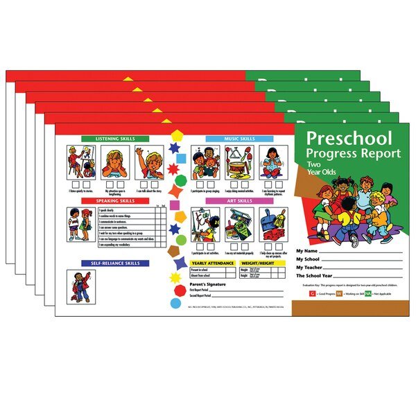 Preschool Progress Report, Two Year Olds, PK60, Hayes, Mfr#: PRC0