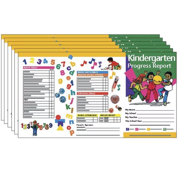 Kindergarten Progress Report, 60PK, Hayes Publishing, Mfr#: PRC3