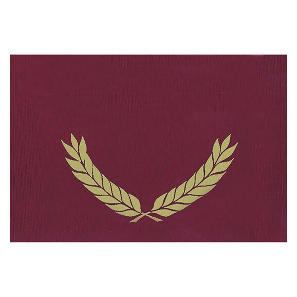 Gold Foil Stamped Certificate Folders, 10" x 13", Maroon, PK30, Hayes, Mfr#: VA344