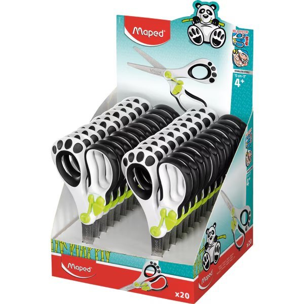 Koopy Spring-Assisted Educational Scissors, 5in, PK 20, Maped, Mfr#: 137910
