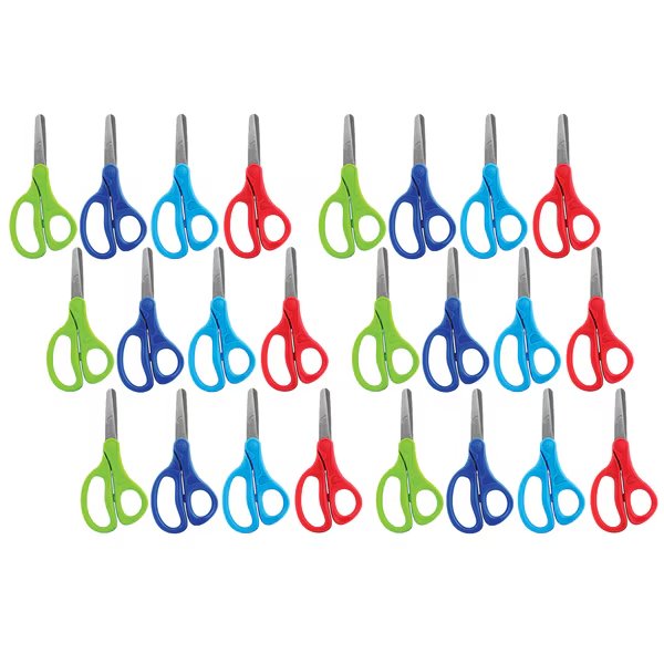 Essentials Kids Scissors 5in, Blunt, Assorted Colors, PK24, Maped, Mfr#: 480159