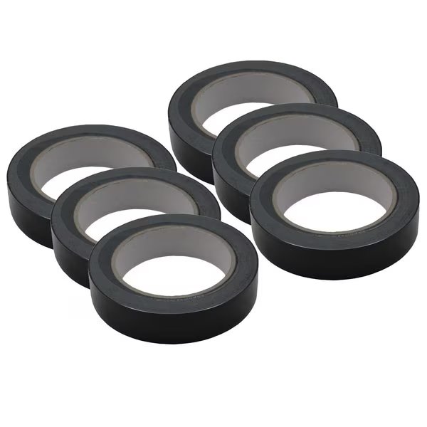 Floor Marking Tape, Black, PK6, Martin Sports, Mfr#: FT136BLACK