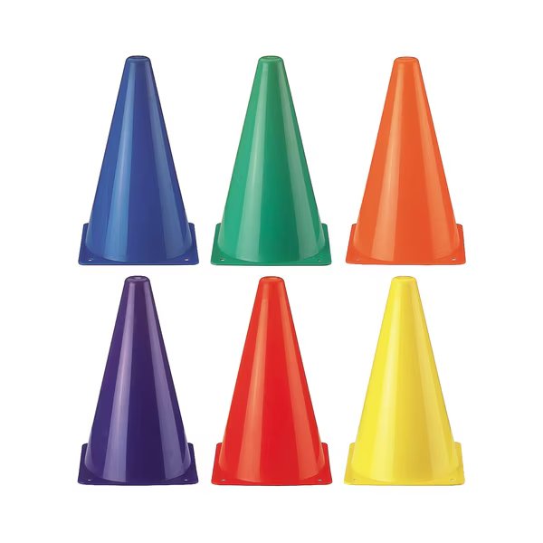 Rainbow Cones, PK12, Martin Sports, Mfr#: SC9S