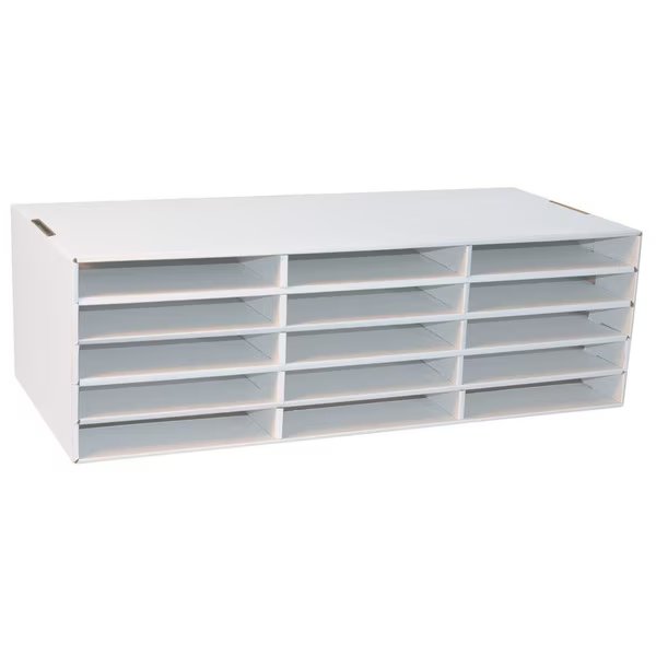 Classroom Keepers® 9 x 12 Construction Paper Storage, White, Pacon, Mfr#: P001310