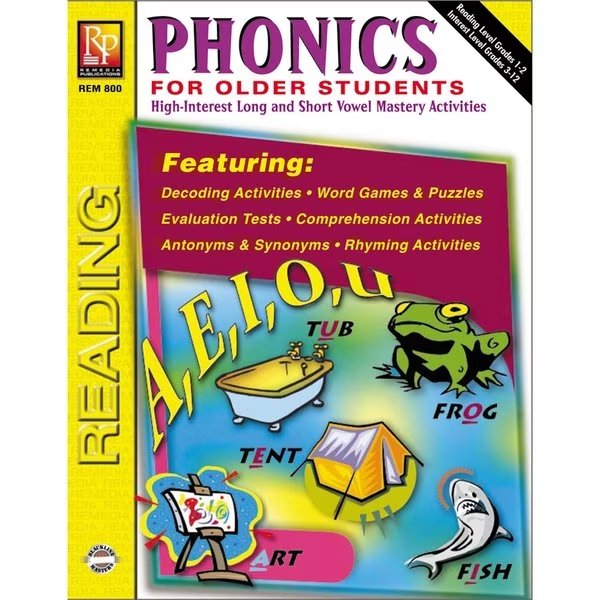 Phonics For Older Students Book, Remedia Publications, Mfr#: 800