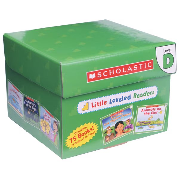 Little Leveled Readers Book: Level D Box Set, 15 Titles, PK5, Scholastic Teaching Resources, Mfr#: 545067677