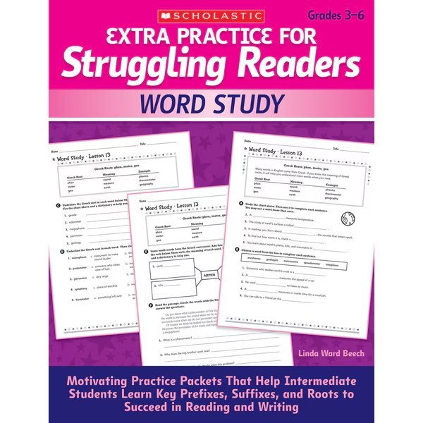 Extra Practice for Struggling Readers - Word Study, Scholastic, Mfr#: 9780545124119