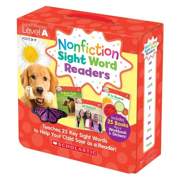 Nonfiction Sight Word Readers Set, Level A, Set of 25 Books, Scholastic Teaching Resources, Mfr#: 584281