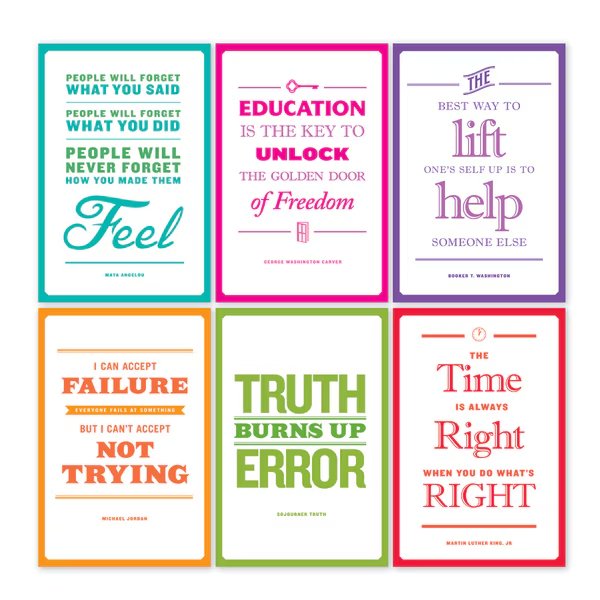 Inspirational African American Quotes Bulletin Board, Scholastic, Mfr#: 9781338108620