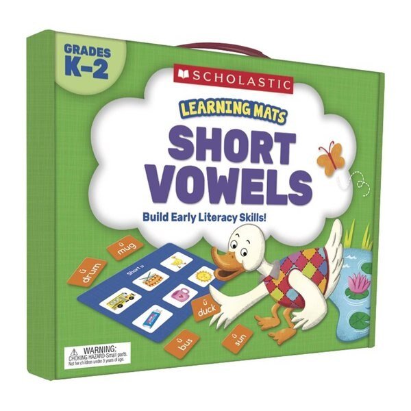 Learning Mats - Short Vowels, Grades K-2, Scholastic Teaching Resources, Mfr#: SC823965