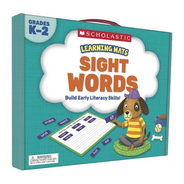 Learning Mats - Sight Words, Grades K-2, Scholastic Teaching Resources, Mfr#: SC823966