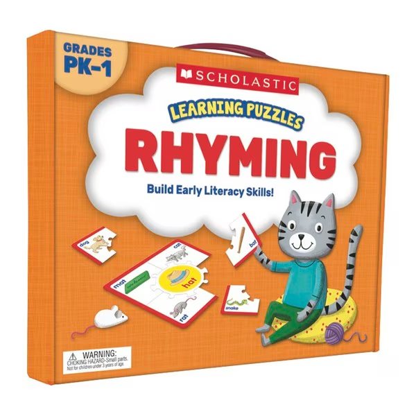 Learning Puzzles: Rhyming, Scholastic Teaching Resources, Mfr#: 823973