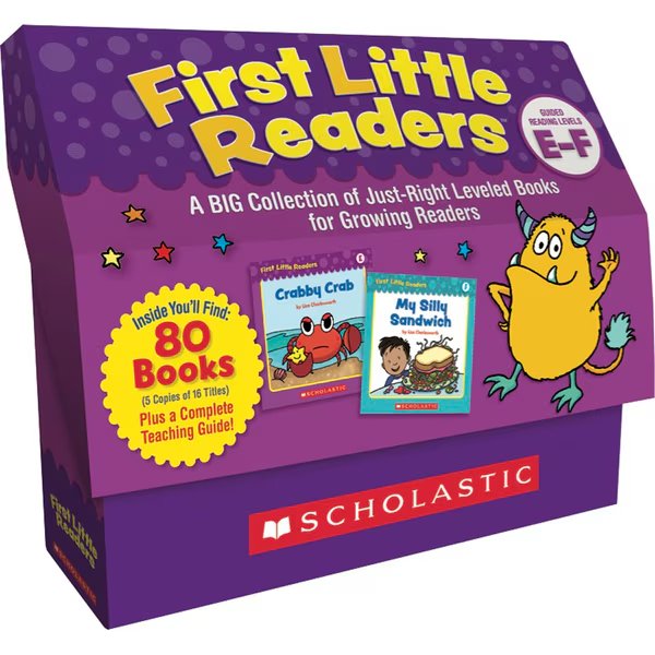 First Little Readers Classroom Set: Levels E And F, Scholastic Teaching Resources, Mfr#: 825656