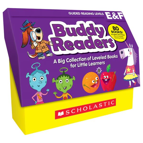 Buddy Readers Classroom Set, Levels E-F, Scholastic, Mfr#: 9781338662146