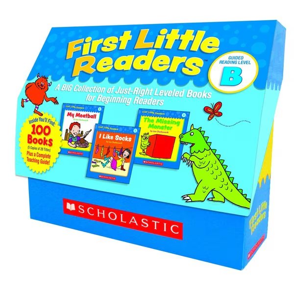 First Little Readers Books, Guided Reading Level B, 5 Sets of 20 Titles, Scholastic Teaching Resources, Mfr#: SC522302