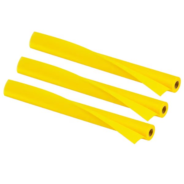 Disposable Art + Decoration Fabric Roll, 24in x 18 ft, Yellow, PK3, Smart-Fab, Mfr#: SMF1U382401870