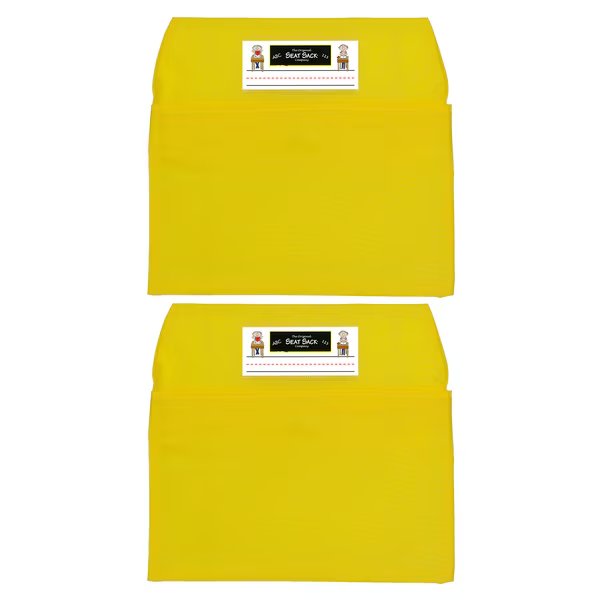 Seat Sack, Small, 12 inch, Chair Pocket, Yellow, PK2, Seat Sack, Mfr#: 40112