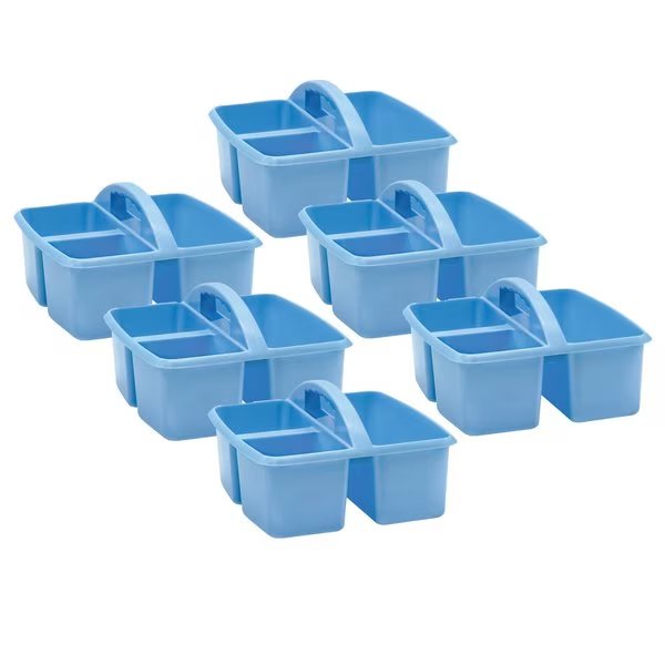 Plastic, Light Blue, 6 PK, Teacher Created Resources, Mfr#: 20446