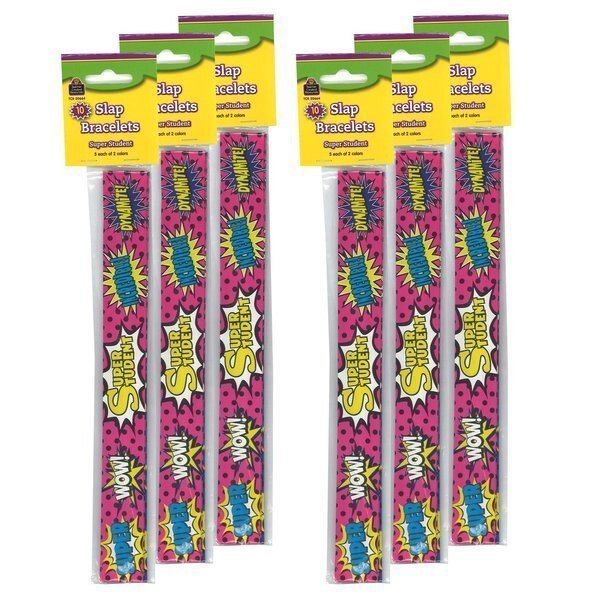 Superhero Super Student Slap Bracelets, PK60, Teacher Created Resources, Mfr#: TCR20664