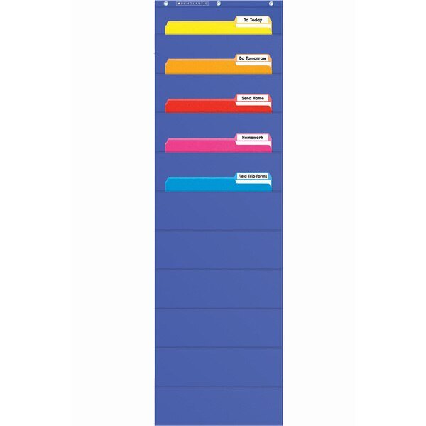 Scholastic File Organizer Pocket Chart, Scholastic Teaching Resources, Mfr#: 9780545114783