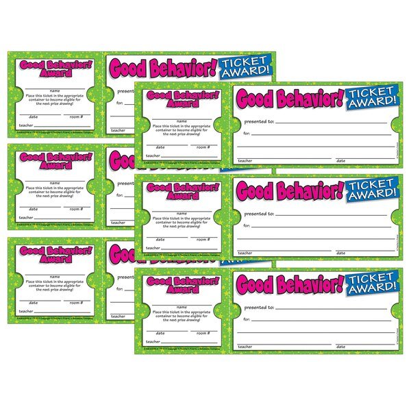 Ticket Awards Good Behavior, PK600, Scholastic Teaching Resources, Mfr#: 9780439652094