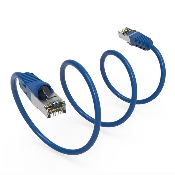 CAT6 Shielded (SSTP) Ethernet Network Booted Cable- 2ft- Blue, Bestlink Netware, Mfr#: 100802BL