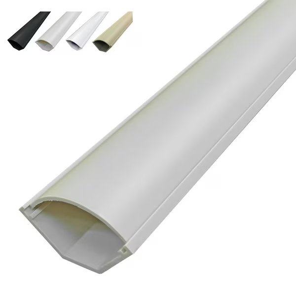 Medium Corner Duct 1150 Series Cable Raceway- 5ft- Beige, Electriduct, Mfr#: SRCD-1150-5-BE
