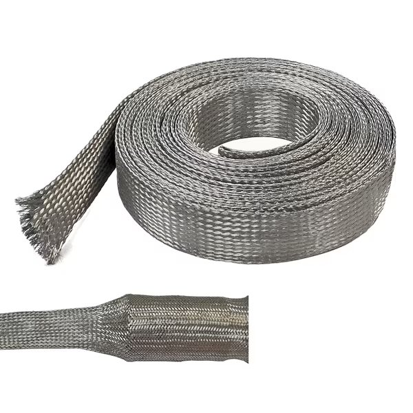 Tinned Copper Metal Braided Sleeving, Electriduct, Mfr#: BS-MET-200-25