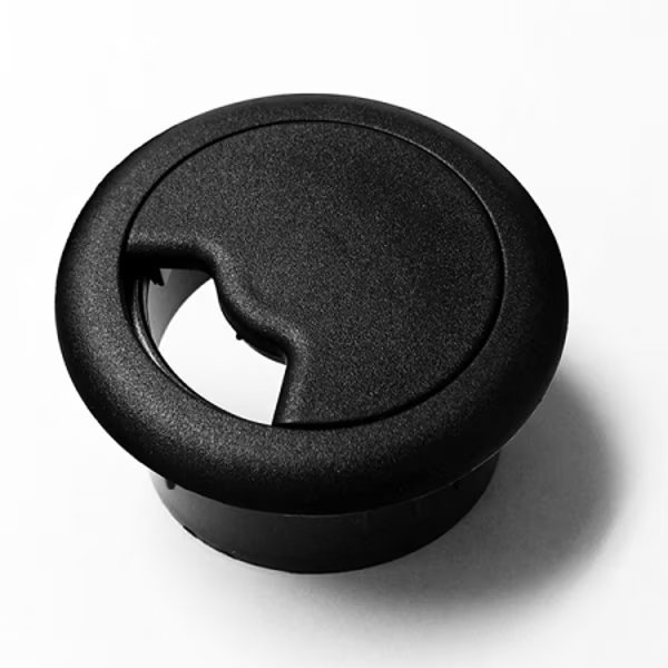 Round Plastic 2.375" Desk Grommet- Brown, Electriduct, Mfr#: GR-DG230-10PK-BN
